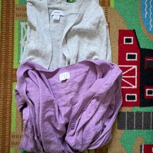 2 light cardigans - medium
